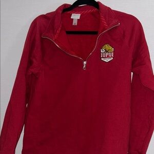 IUPUI Jaguars Red Quarter-Zip Pullover
